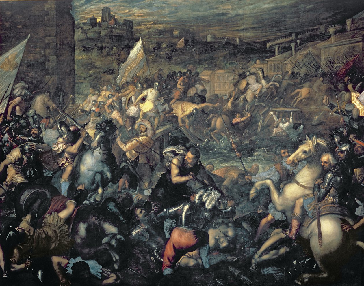Gattamelata (المحارب) والبندقية غزوا فيرونا بواسطة جيوفاني كونتاريني