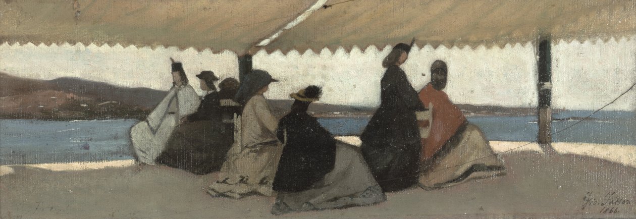 The Rotunda at Palmieri ، 1866 بواسطة جيوفاني فاتوري