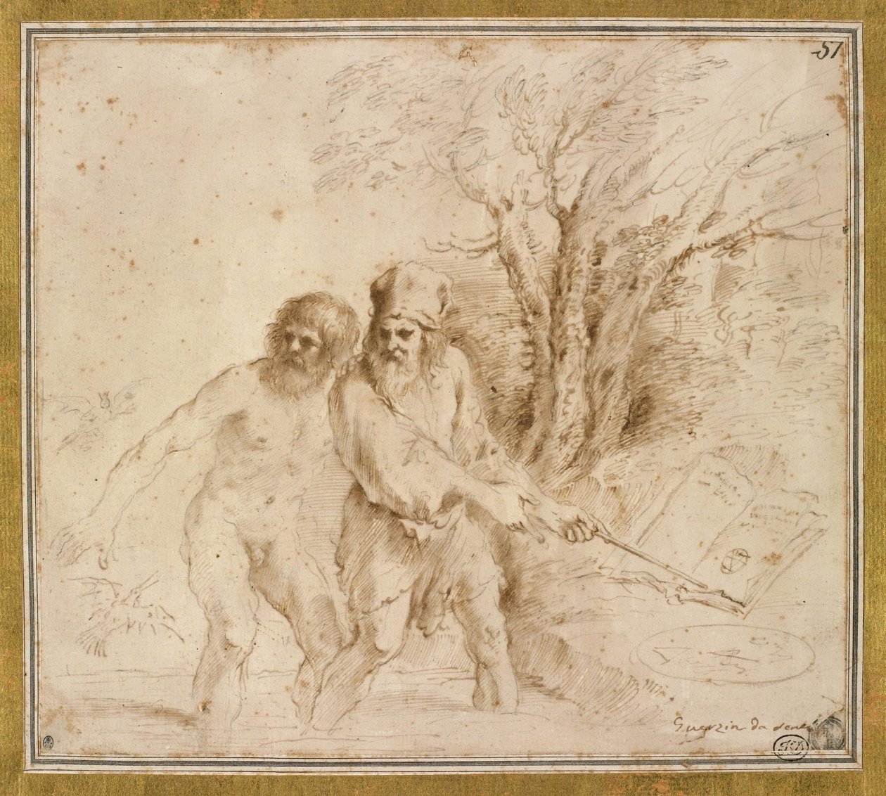 موضوع فلكي بواسطة جيوفاني فرانشيسكو باربيري (Il Guercino)