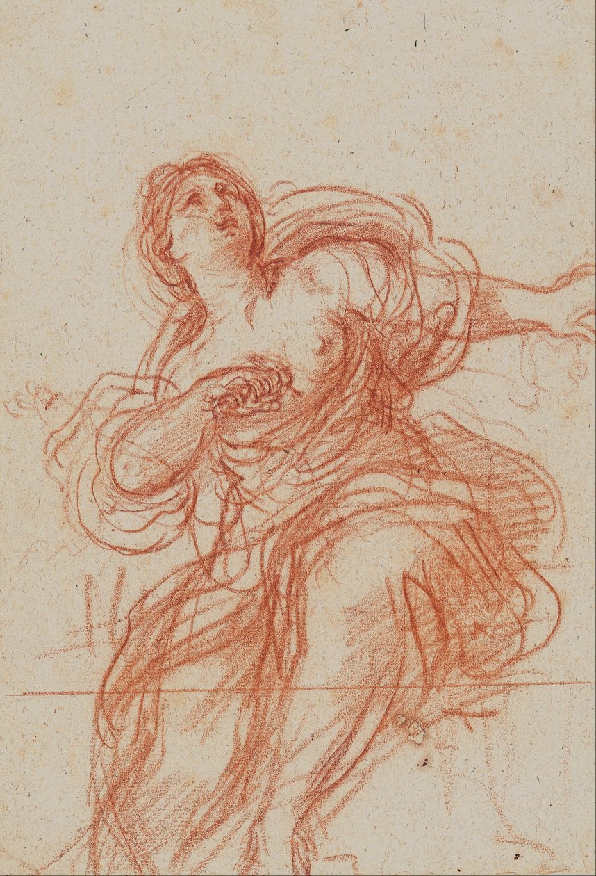 وفاة لوكريتيا بواسطة جيوفاني فرانشيسكو باربيري (Il Guercino)
