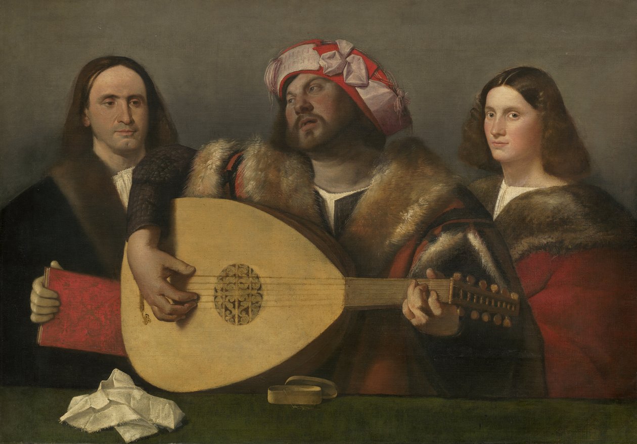 حفلة موسيقية ، c.1518-20 بواسطة جيوفاني دي بوسي كارياني