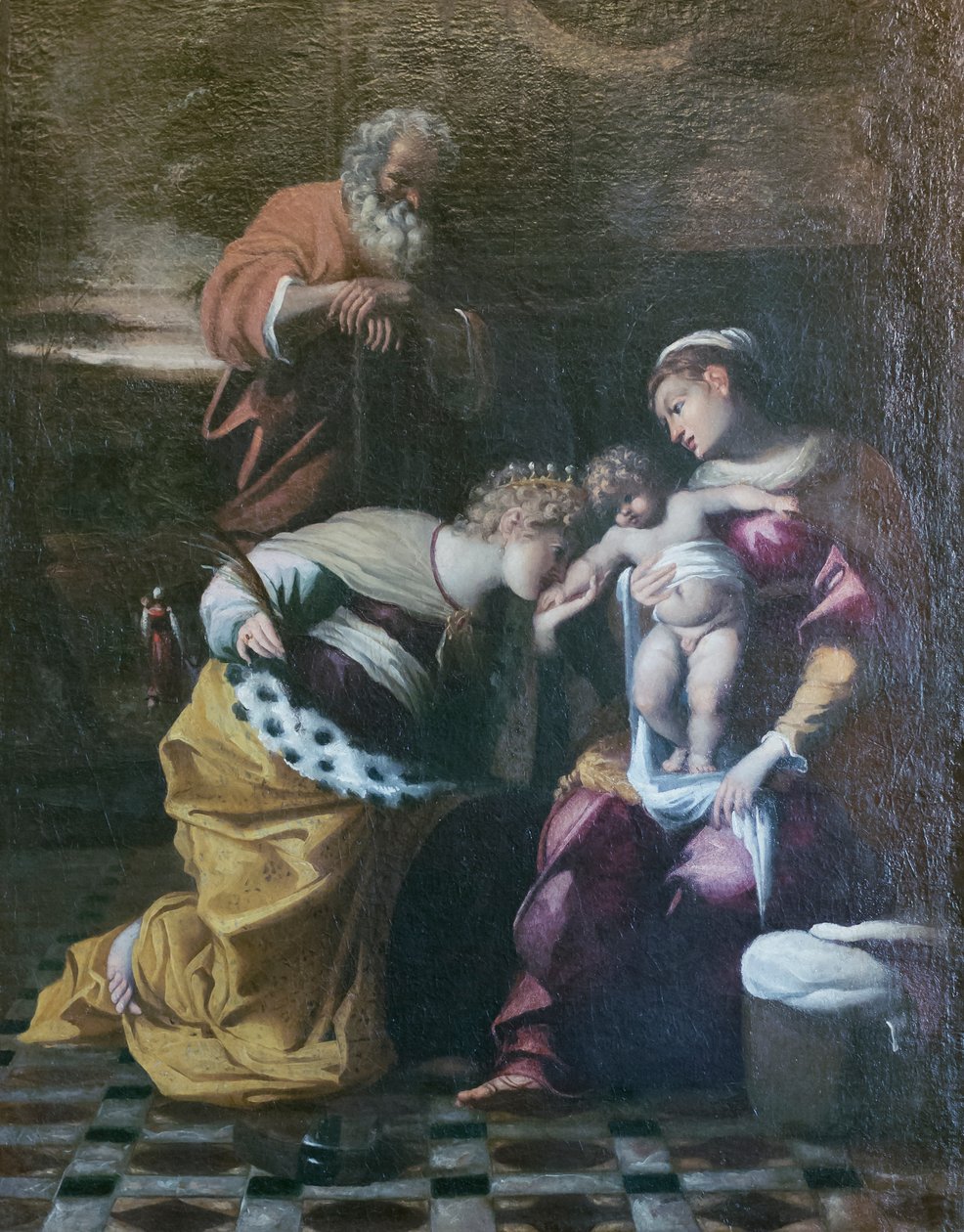 حفل زفاف سانت كاترين الأسكندري الصوفي حوالي عام 1600 بواسطة جيوفاني (1575 1655) دوندوتشي