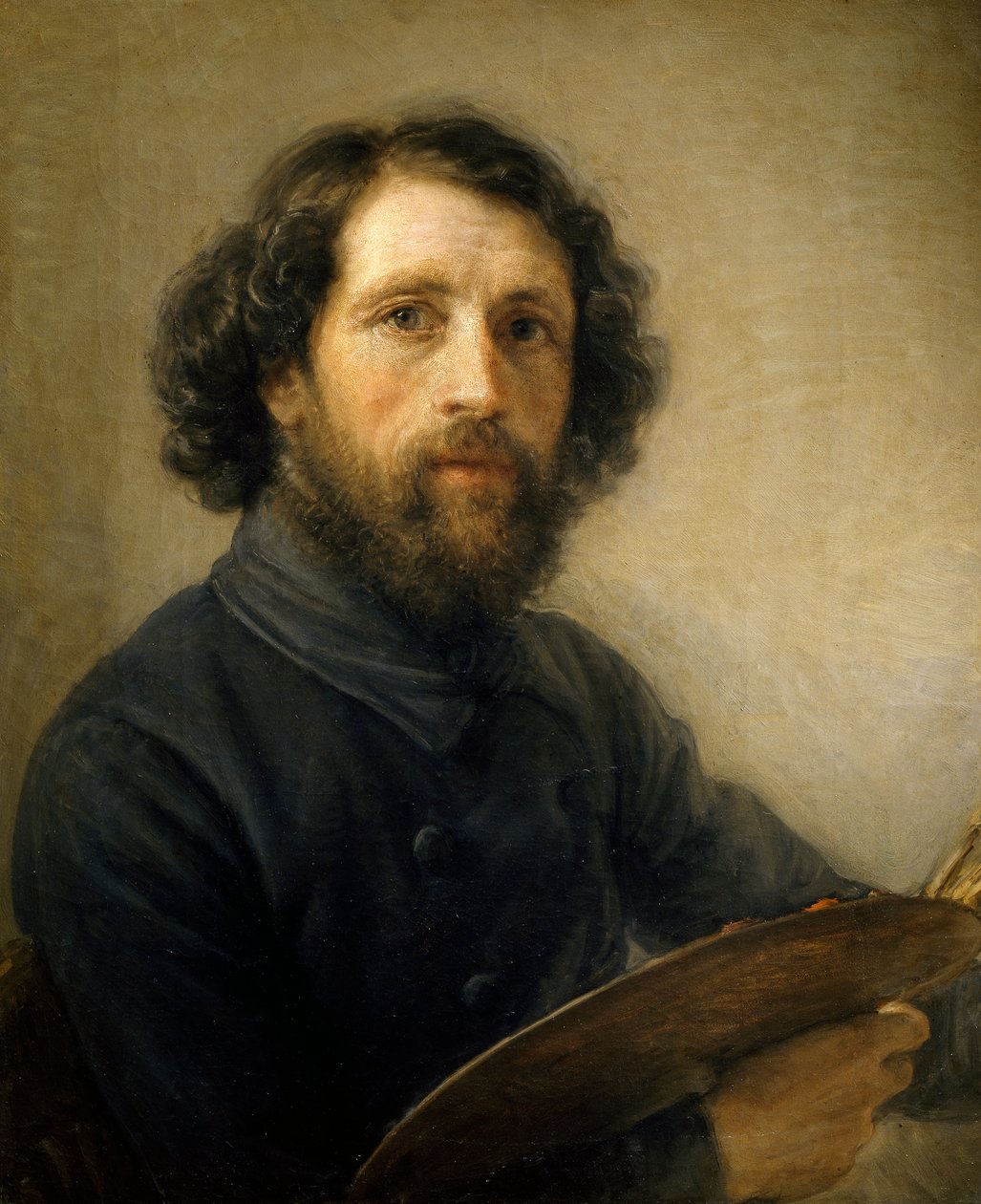 صورة ذاتية لجيوفاني كارنفالي (1804-1873) ، زيت على قماش ، 78 × 58 سم بواسطة جيوفاني كارنفالي