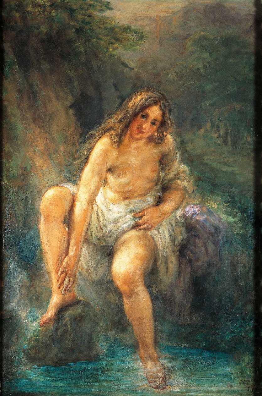 المستحم لجيوفاني كارنفالي المعروف باسم ذا بيتشيو (1804-1873) بواسطة جيوفاني كارنفالي