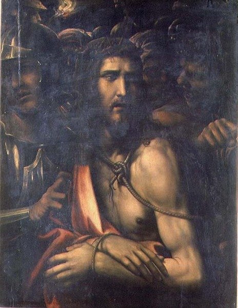 المسيح وسط عذاباته ، حوالي 1525-50 (لوحة) بواسطة جيوفاني أنطونيو بزي سودوما