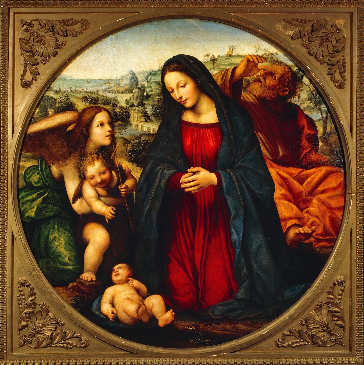 العائلة المقدسة ، بقلم جيوفاني أنطونيو بزي ، المعروفة باسم سدوم (1477-1549) بواسطة جيوفاني أنطونيو بزي سودوما
