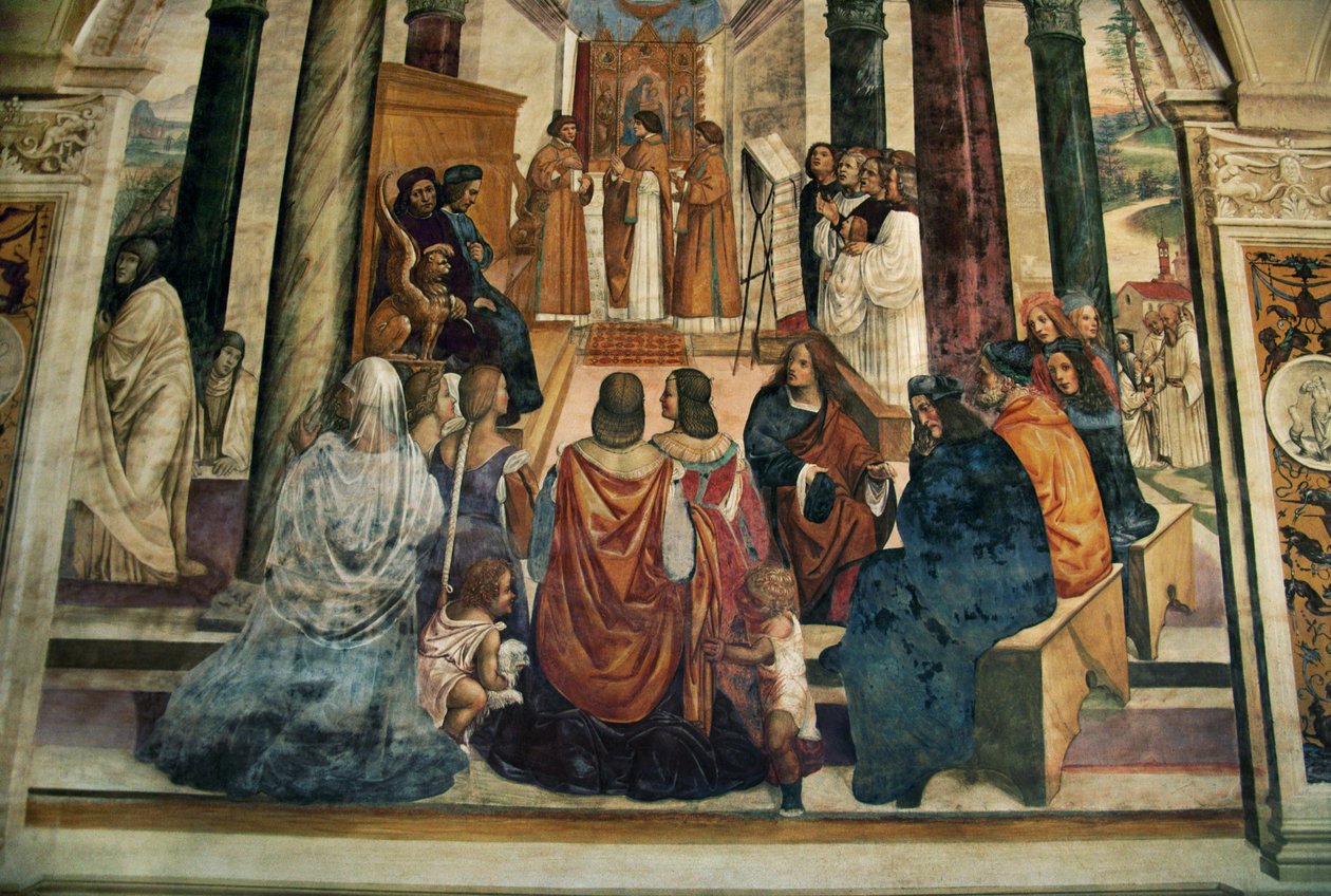 فيتا القديس بينيديكت دا نورسيا بواسطة جيوفاني أنطونيو بزي سودوما