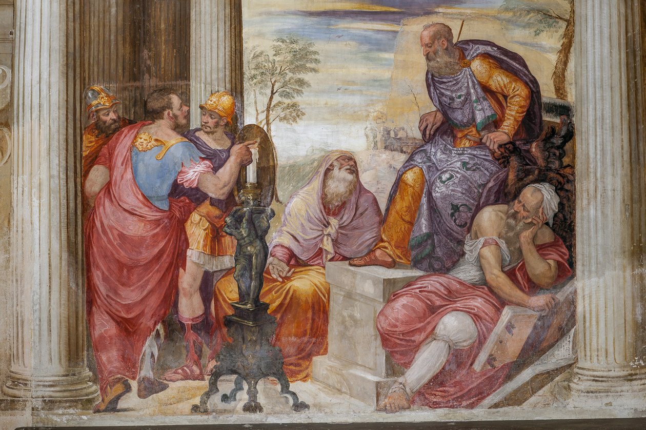 تفاصيل رحمة Scipio ، غرفة الموقد ، حوالي 1560-65 (في الهواء الطلق) بواسطة جيوفاني أنطونيو فاسولو