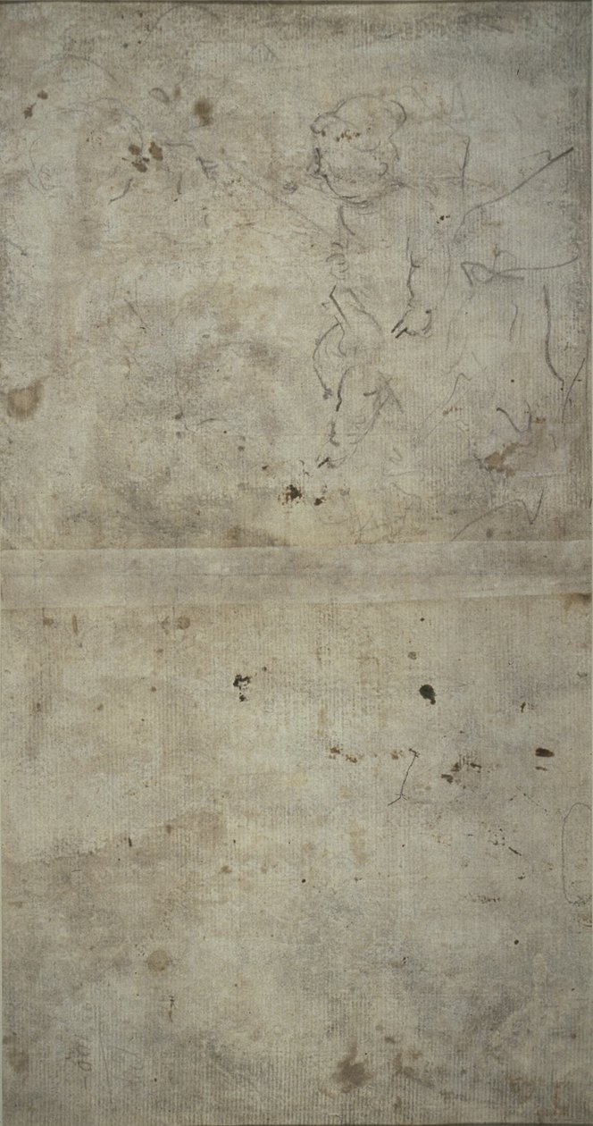 رسم ليوسف يحمل الطفل المسيح بواسطة جيوفاني أنطونيو جاردي