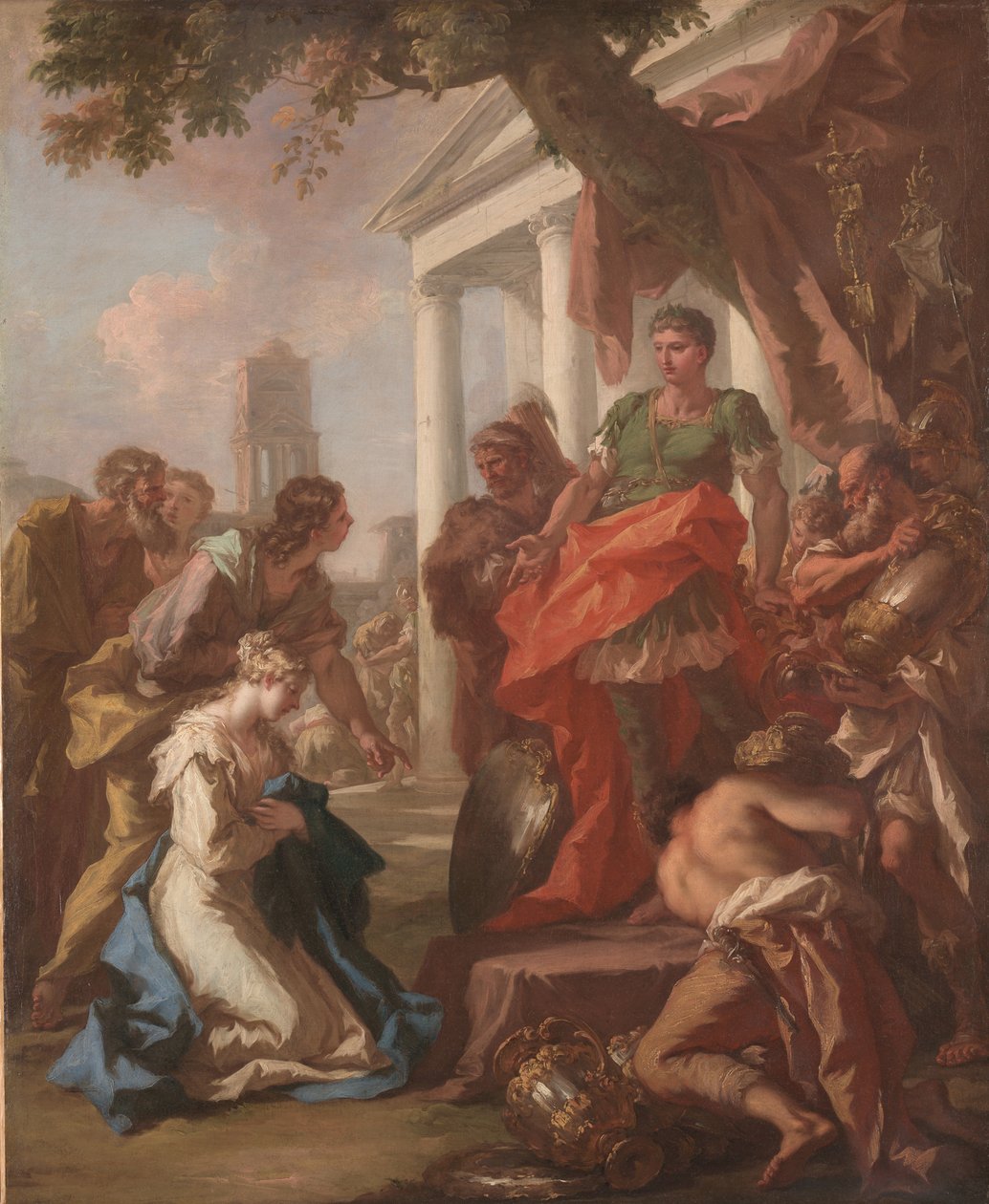 استمرار Scipio ، c.1710 بواسطة جيوفاني أنطونيو بيليجريني