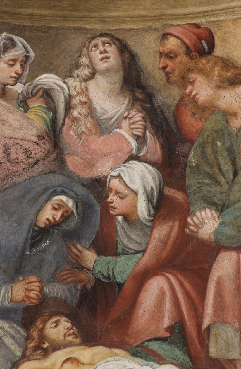 Counterfaccata ، IL Pordenone ، الإيداع 1522 ، التفاصيل بواسطة جيوفاني أنطونيو بوردينوني