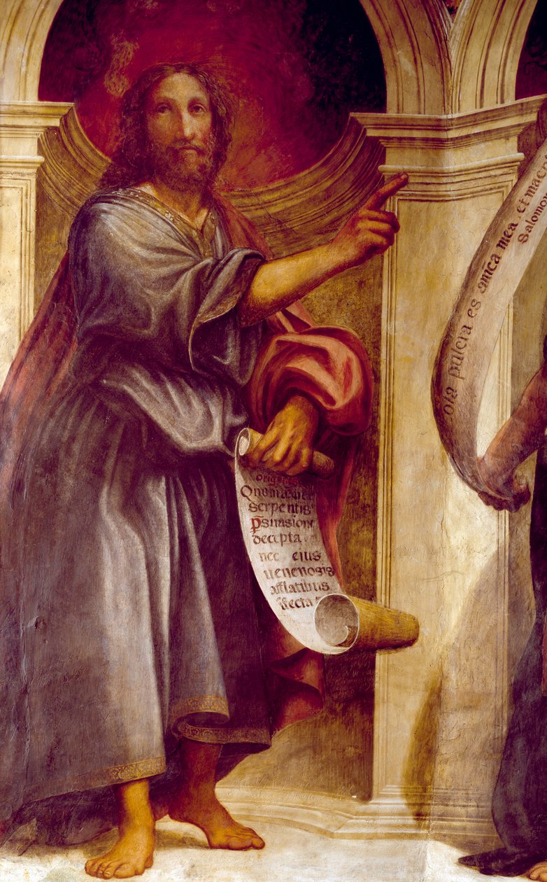 The Prophet Isaiah, detail from St Anne