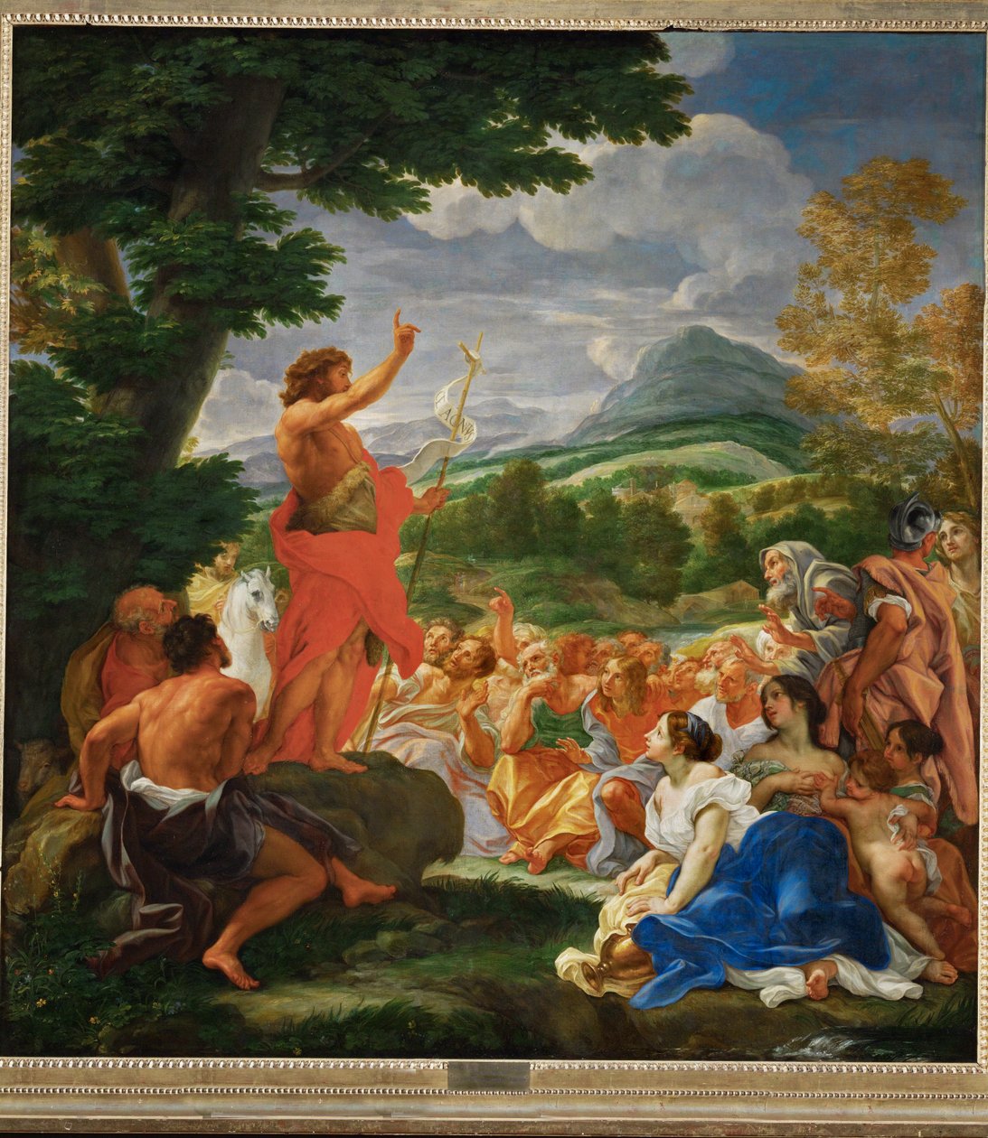 موعظة القديس يوحنا المعمدان ... بواسطة جيوفاني باتيستا (1639-1709) جولي