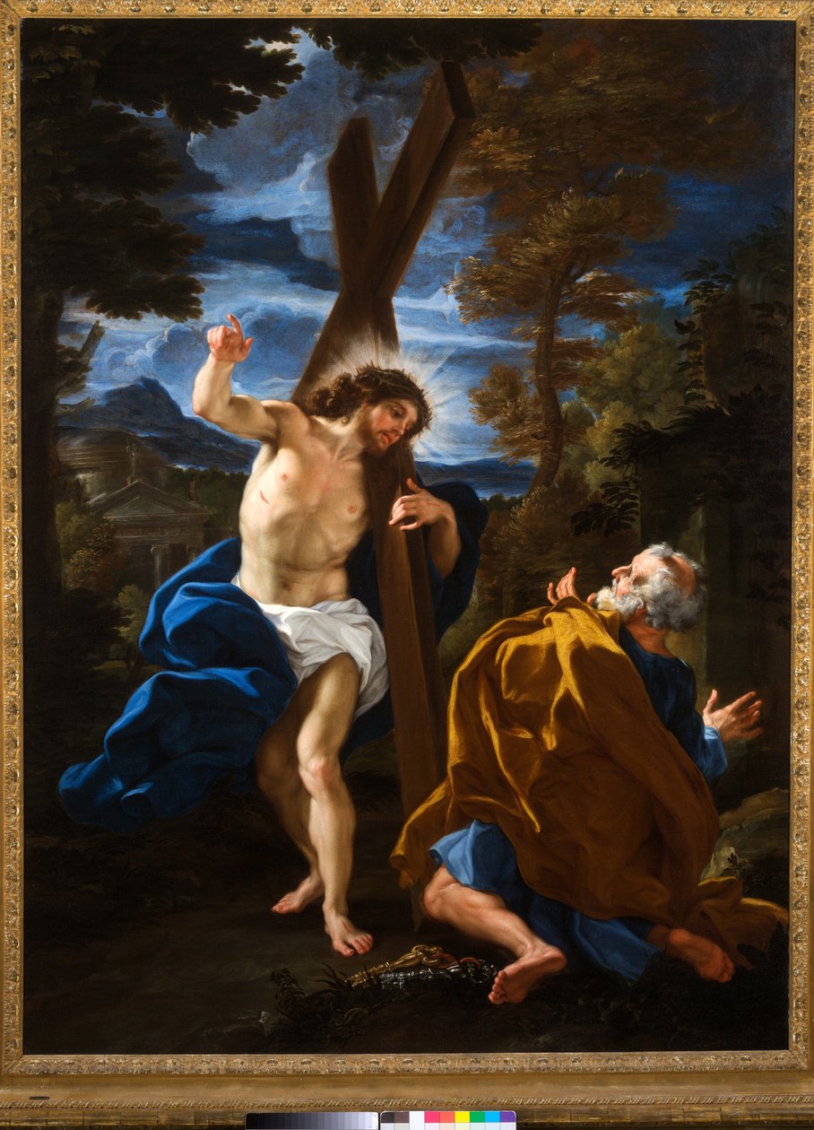 سيدي، إلى أين أنت ذاهب؟ (زيت على قماش) بواسطة جيوفاني باتيستا (1639 1709) Gaulli
