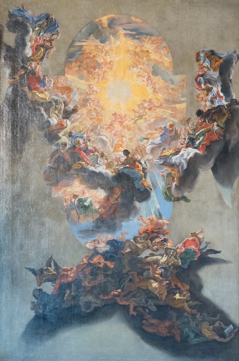 انتصار اسم يسوع بواسطة جيوفاني باتيستا (1639 1709) Gaulli