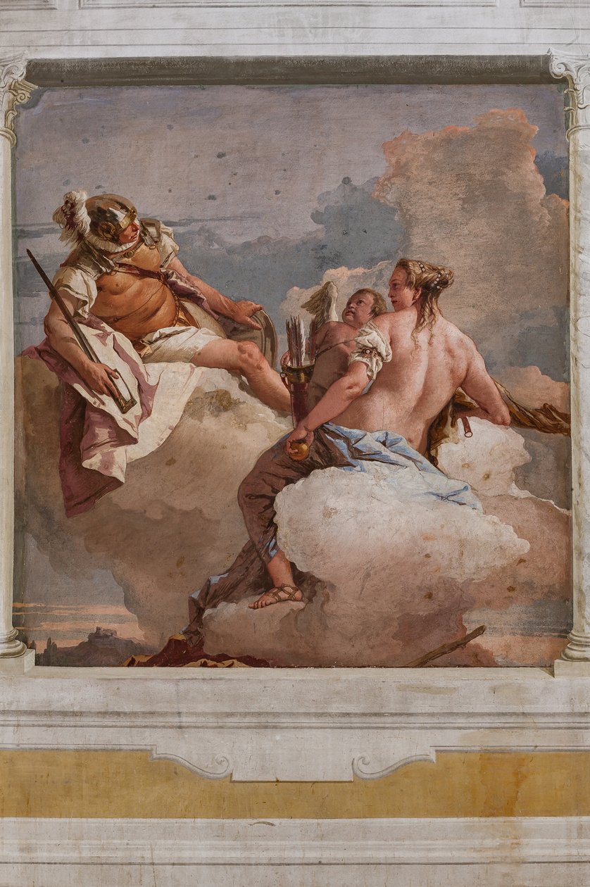Guest Lodgings ، The Room of the Olympus: "المريخ والزهرة وإيروس" بواسطة جيوفاني باتيستا تيبولو