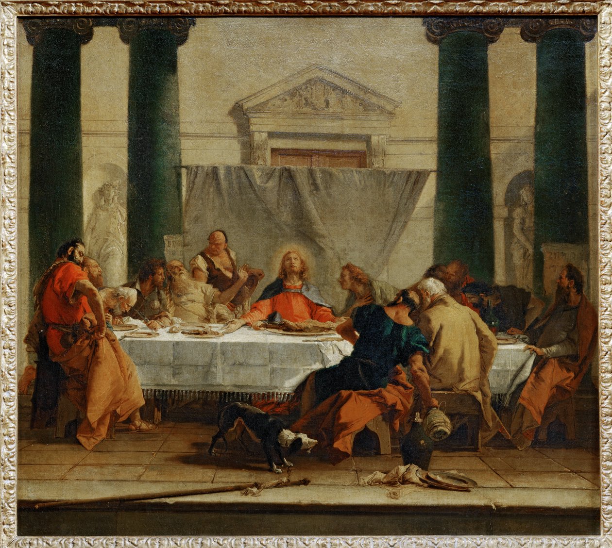 العشاء الأخير ... بواسطة جيوفاني باتيستا (1696-1770) تيبولو