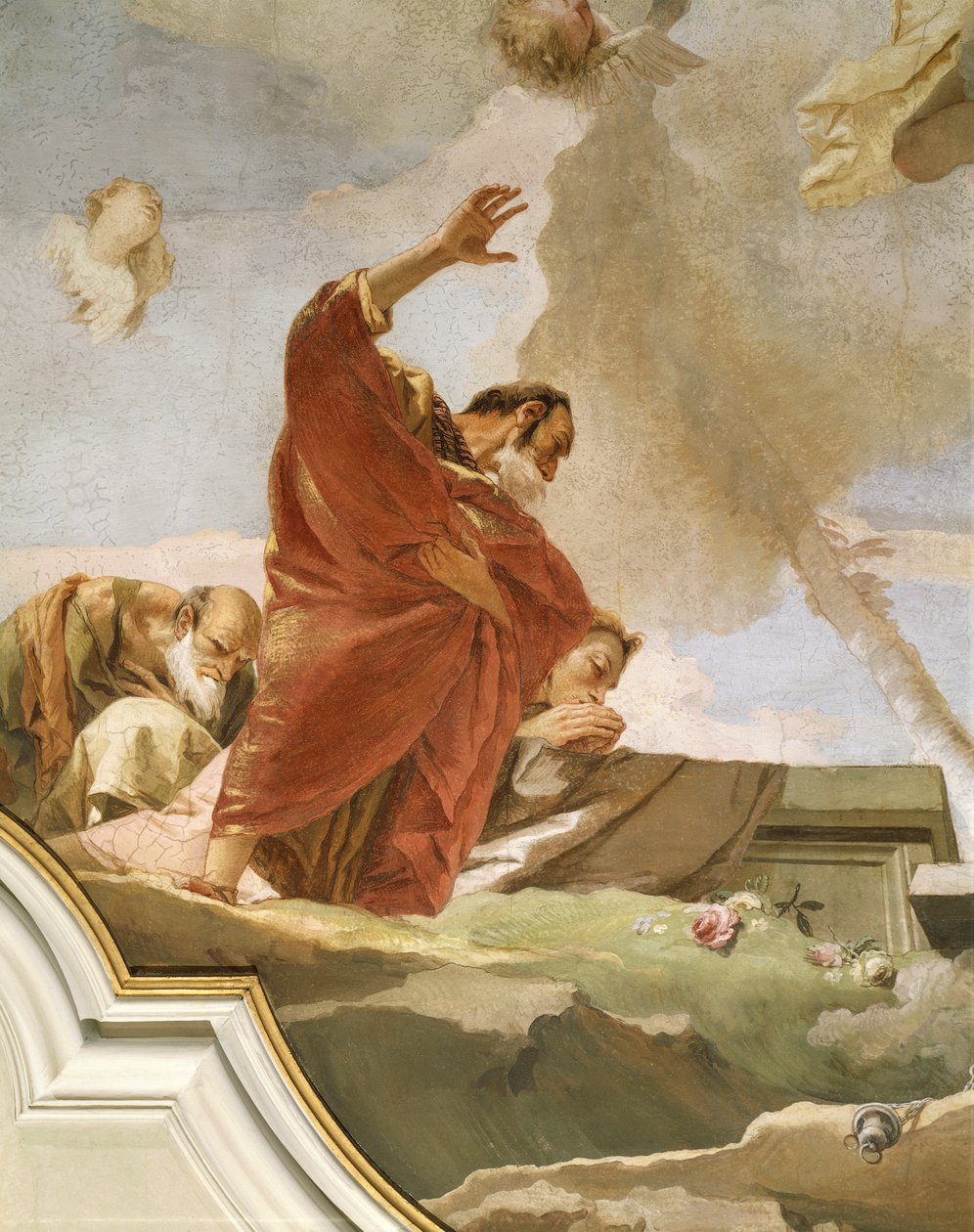 Assumption, by Giovanni Battista Tiepolo (1696-1770), fresco, Detail, Oratory of Purity, Udine بواسطة جيوفاني باتيستا تيبولو