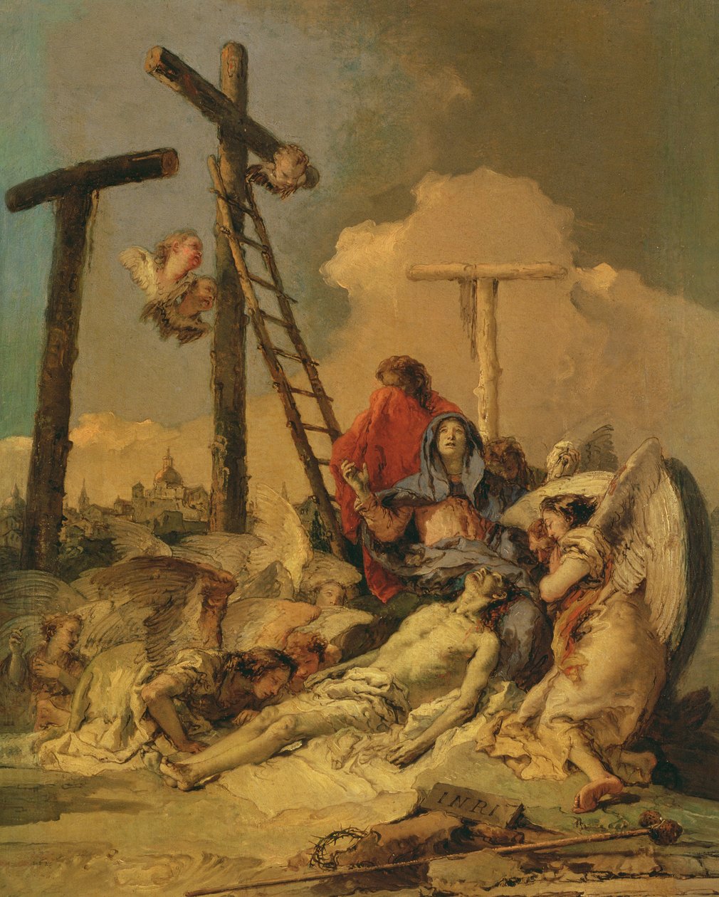 الترسب (زيت على قماش) بواسطة جيوفاني باتيستا (1696 ـ 1770) تيبولو