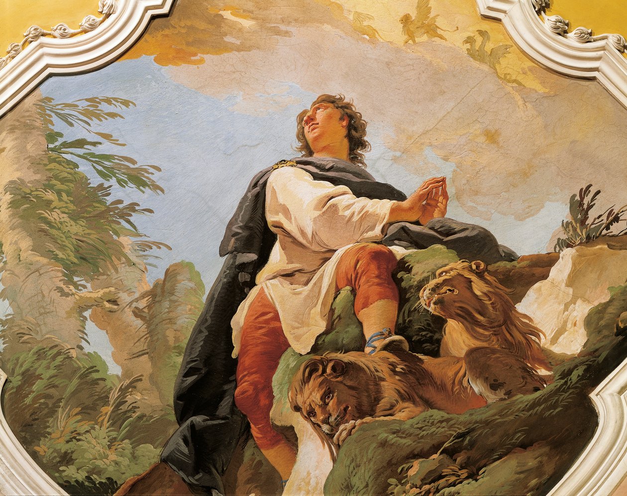 The prophet Daniel, by Giovanni Battista Tiepolo (1696-1770), fresco, Patriarchal Palace, Udine بواسطة جيوفاني باتيستا تيبولو