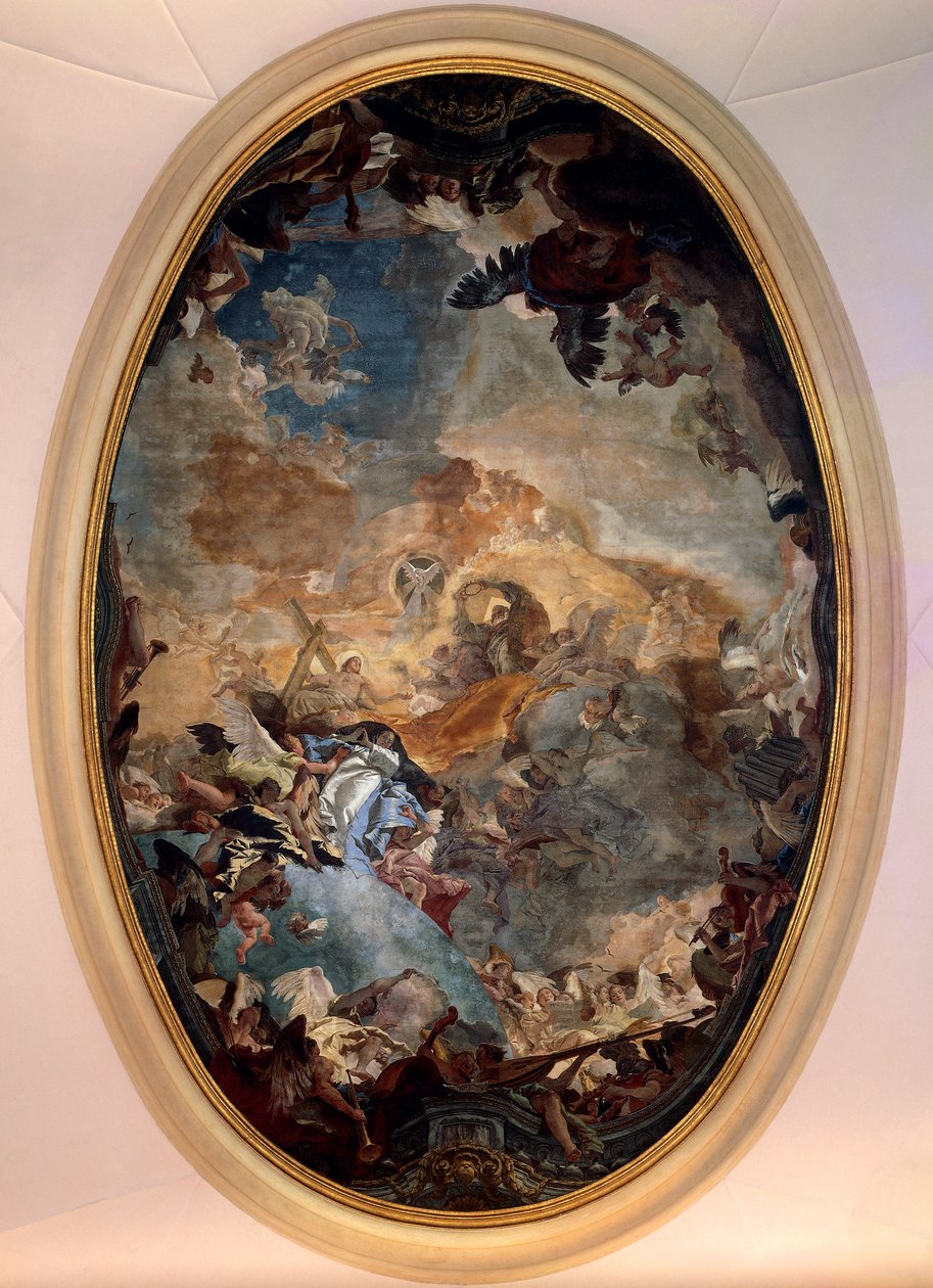 The triumph of faith (fresco) بواسطة جيوفاني باتيستا تيبولو