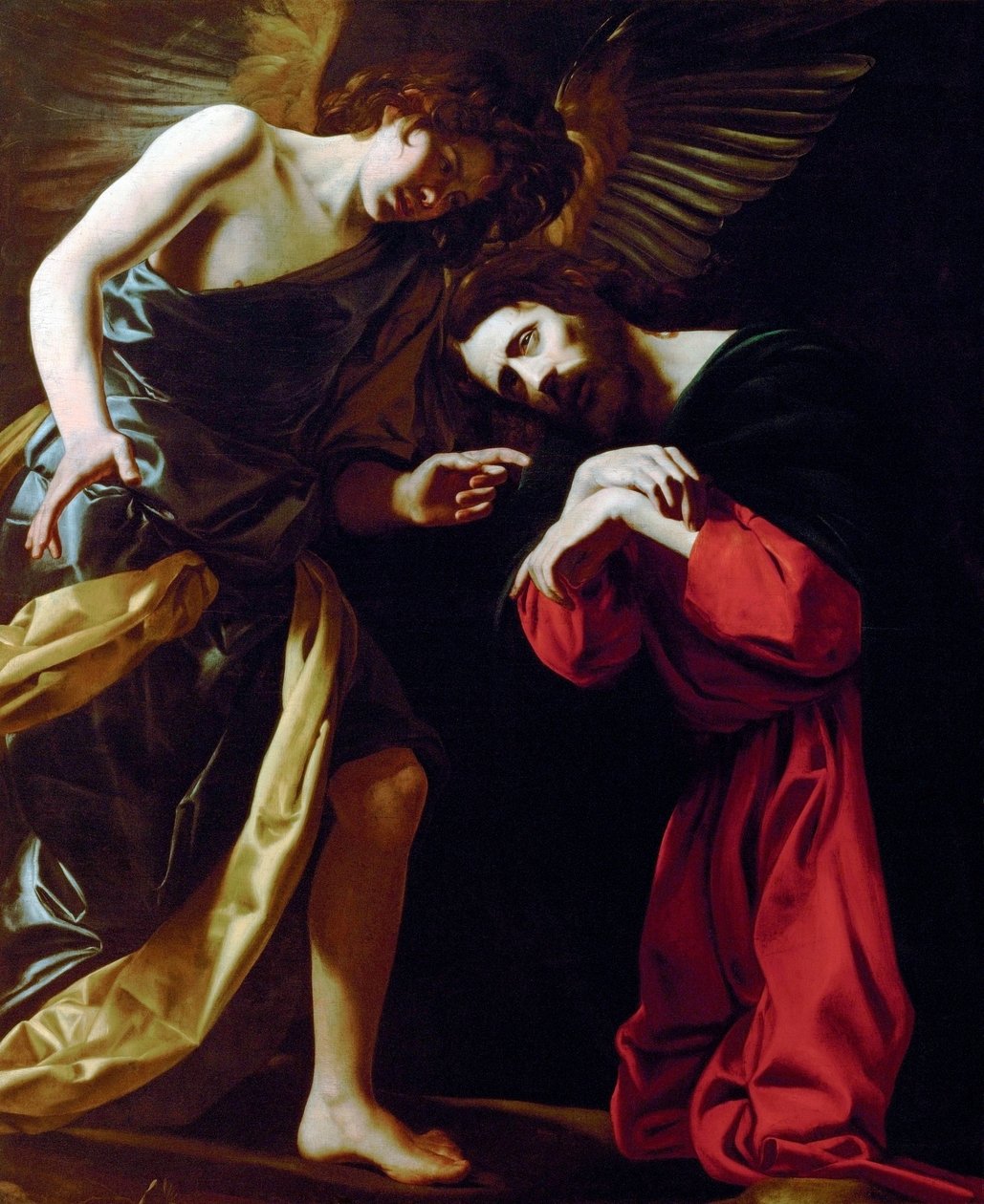 "المسيح على جبل الزيتون" (المسيح على جبل الزيتون) لوحة لجيوفاني باتيستا كاراتشولو (1578-1635) حوالي 1615 - ألوان زيتية على قماش بحجم 148 × 124 سم متحف تاريخ الفن ، فيينا بواسطة جيوفاني باتيستا كاراتشيولو