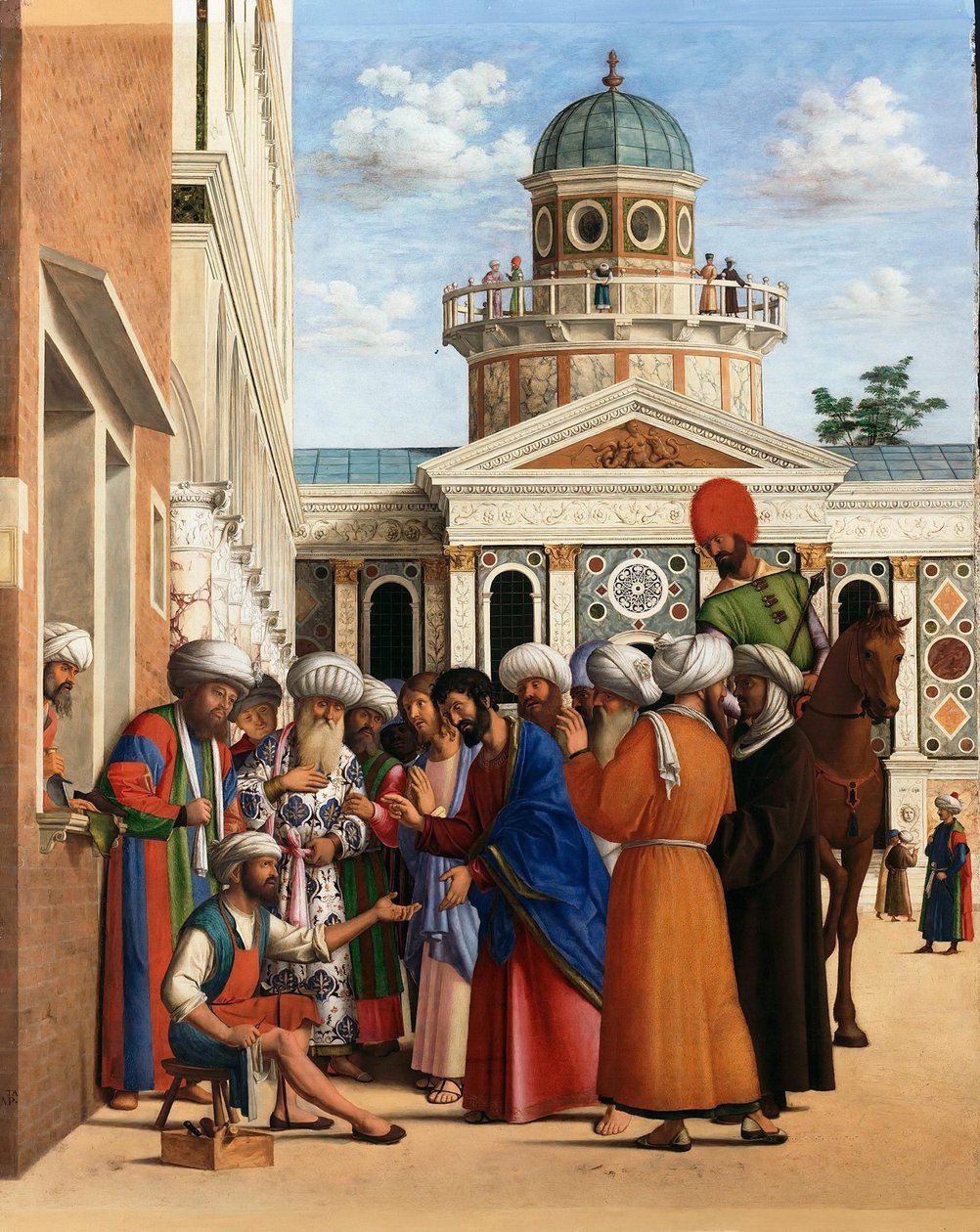 شفاء أنيانوس من قبل القديس مرقس ، ج. 1497 بواسطة جيوفاني باتيستا سيما دا كونجليانو