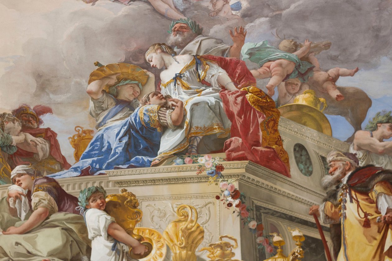 The Sacrifice of Iphigenia (Sacrificio di Ifigenia), detail بواسطة جيوفاني باتيستا كروساتو