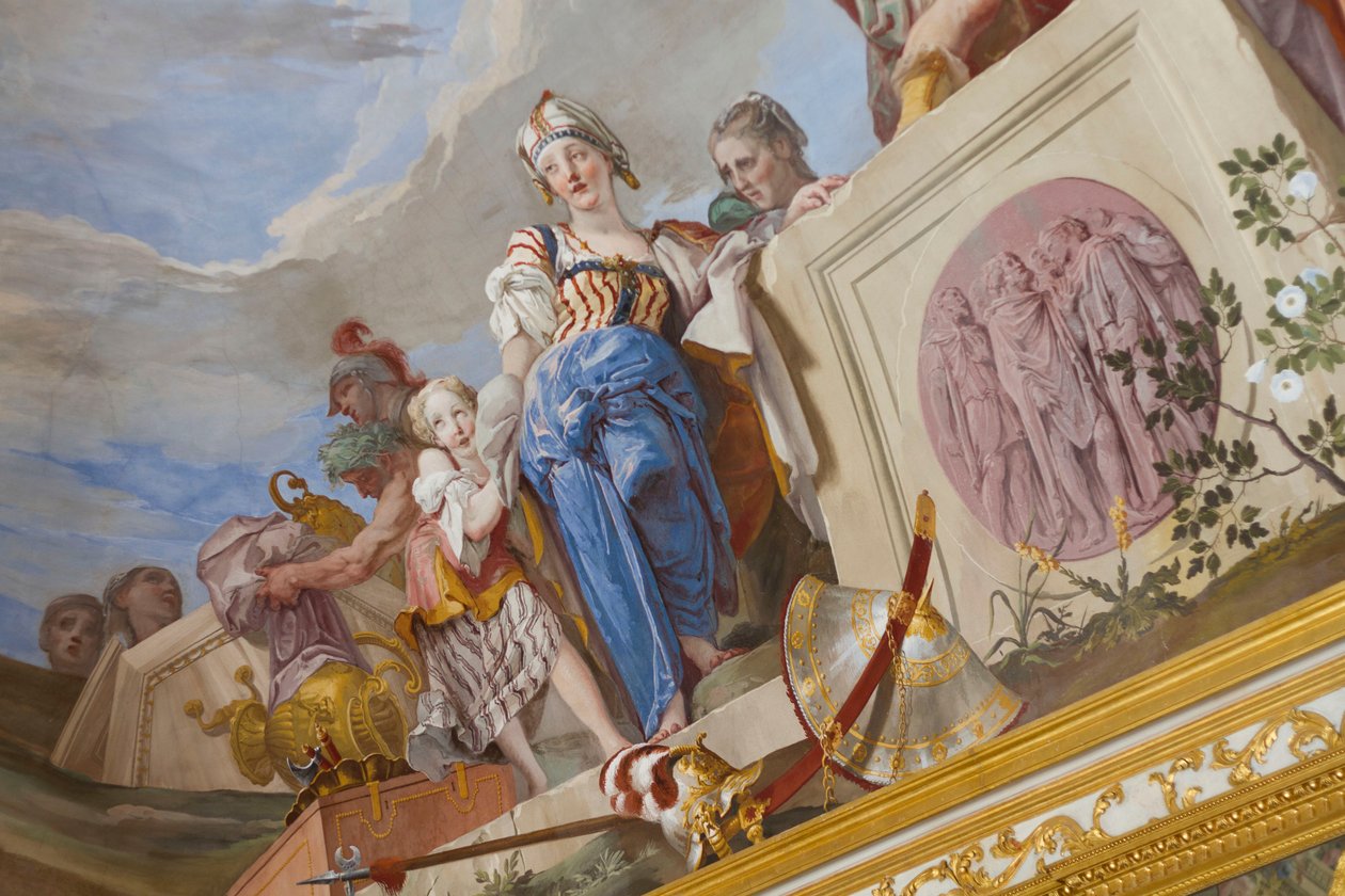 The Sacrifice of Iphigenia (Sacrificio di Ifigenia), detail بواسطة جيوفاني باتيستا كروساتو
