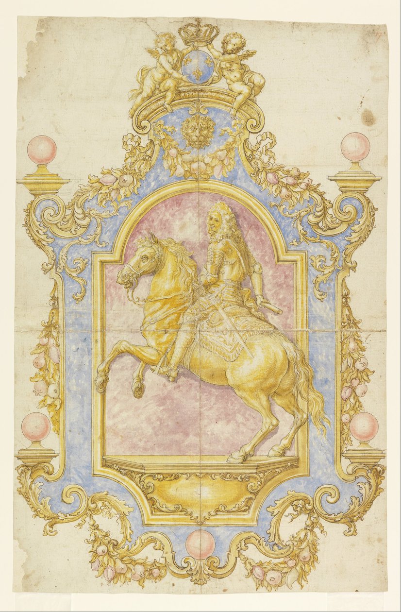 زخرفة الجدار لـ Cosimo III de &39;Medici بواسطة جيوفاني باتيستا فوجيني