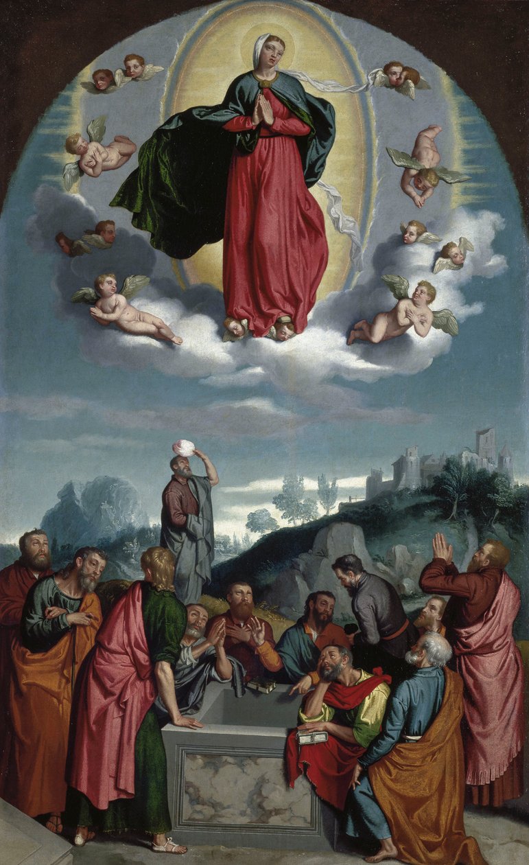 Assumption of the Virgin بواسطة جيوفاني باتيستا موروني