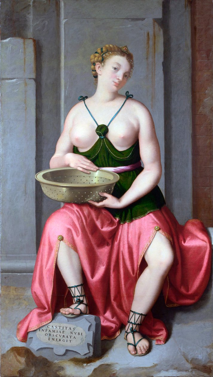 "" صورة من فيستال رومين توتشيا (توزيا) "" لوحة لجيوفان باتيستا موروني (1520 / 25-1578) مقابل 1555 المعرض الوطني ، لوندر بواسطة جيوفاني باتيستا موروني