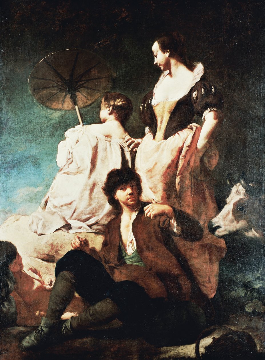Idyll على الشاطئ بواسطة جيوفاني باتيستا بيازيتا