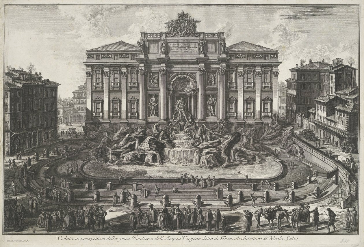 تريفيفونتين تي روما عرض منظور من Fontana dell