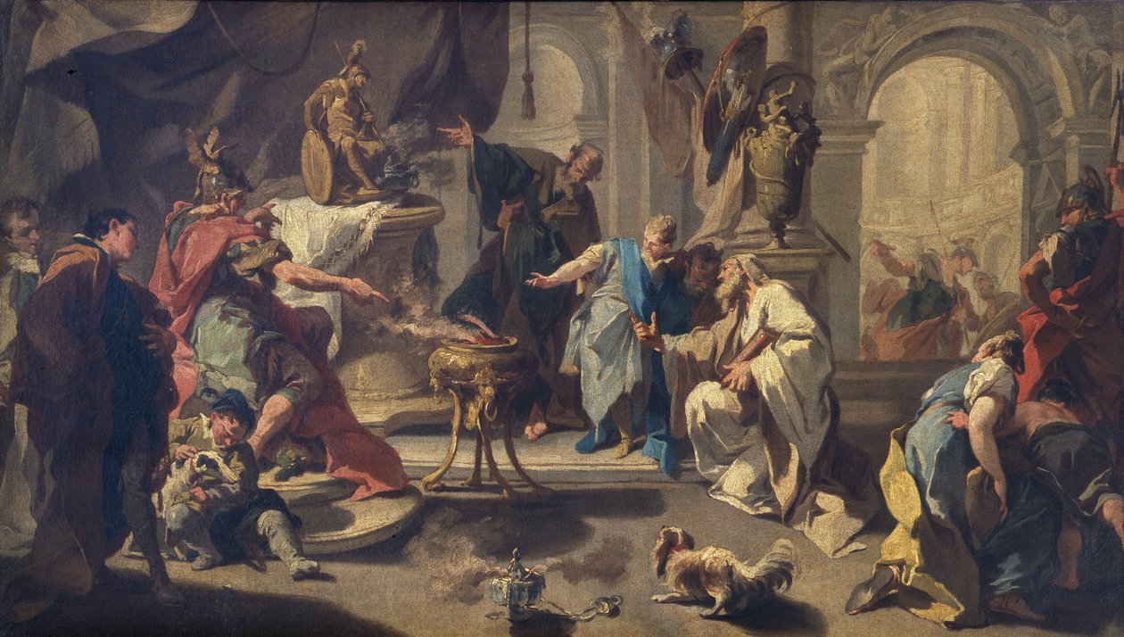 حنبعل يقسم عداوة أبدية للرومان ، حوالي 1723 (زيت على قماش) بواسطة جيوفاني باتيستا بيتوني