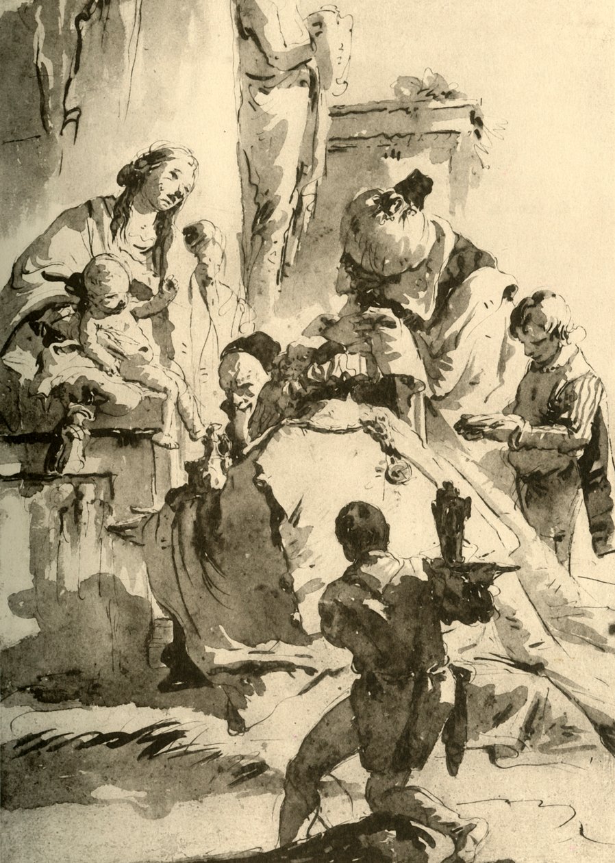 عشق المجوس ، 1717 ، 1928 بواسطة جيوفاني باتيستا تيبولو