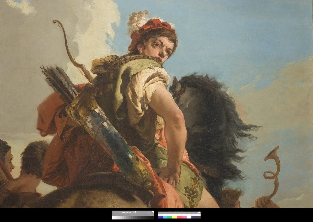 صياد على ظهور الخيل ، 1718-30 بواسطة جيوفاني باتيستا تيبولو