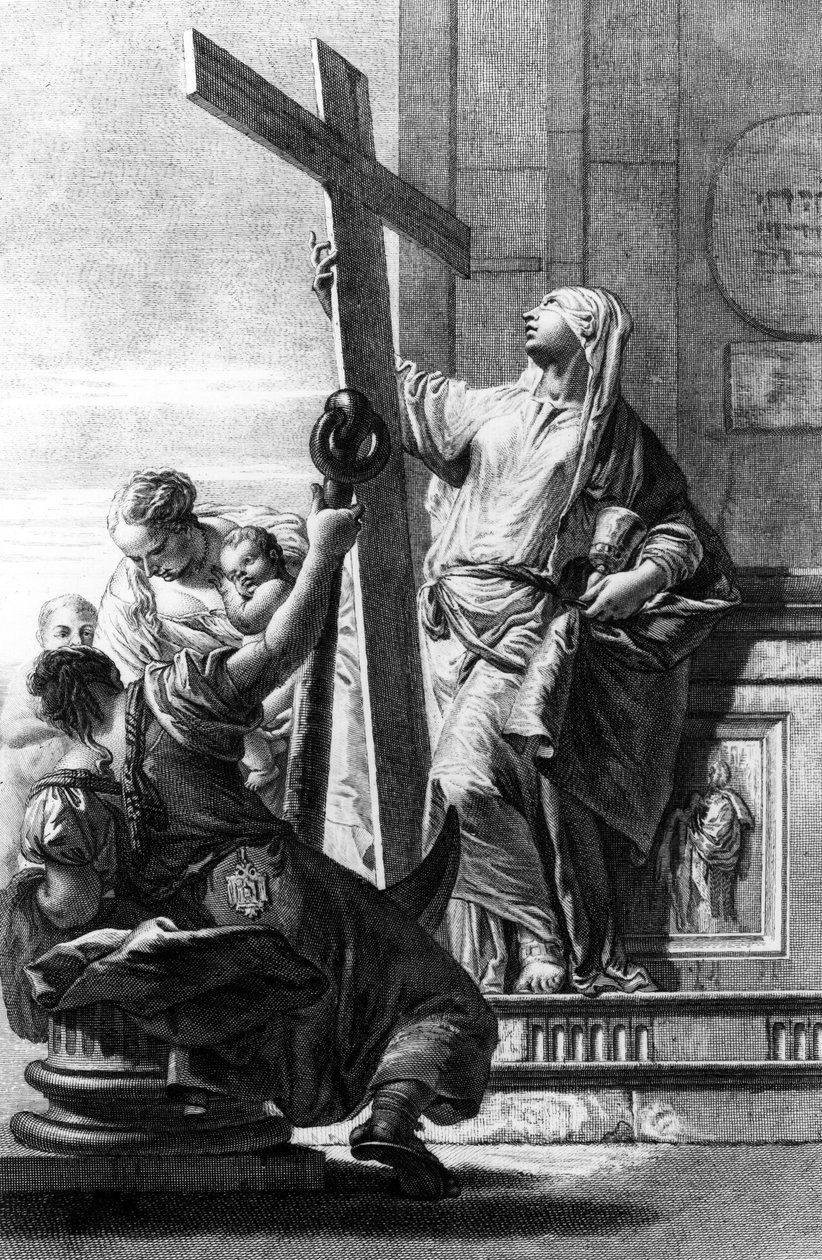 تجسيدات للإيمان والأمل والحب ، نقشها بيترو موناكو ، c.1750 بواسطة جيوفاني باتيستا تيبولو