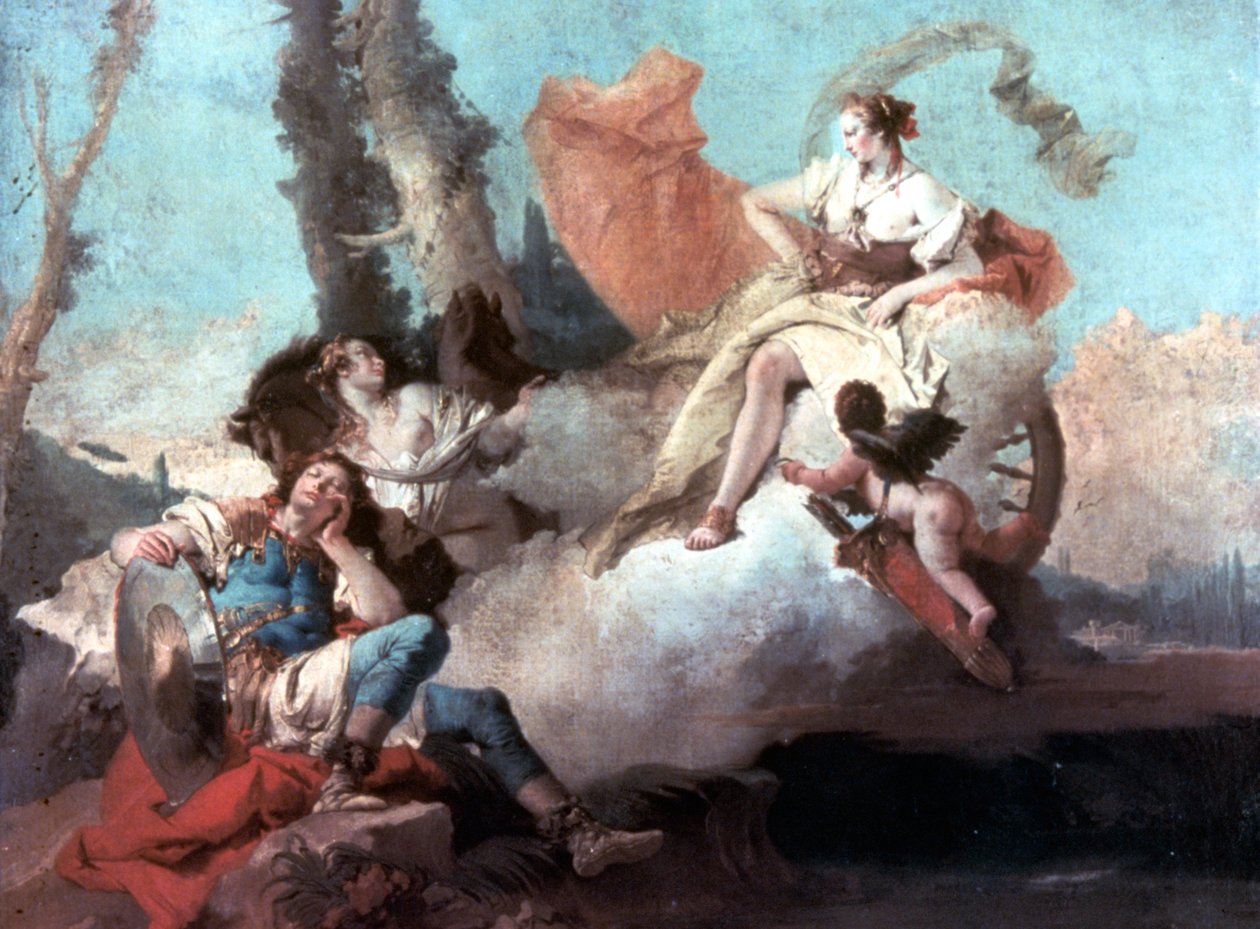 رينالدو مسحور أرميدا 1742-1745 بواسطة جيوفاني باتيستا تيبولو