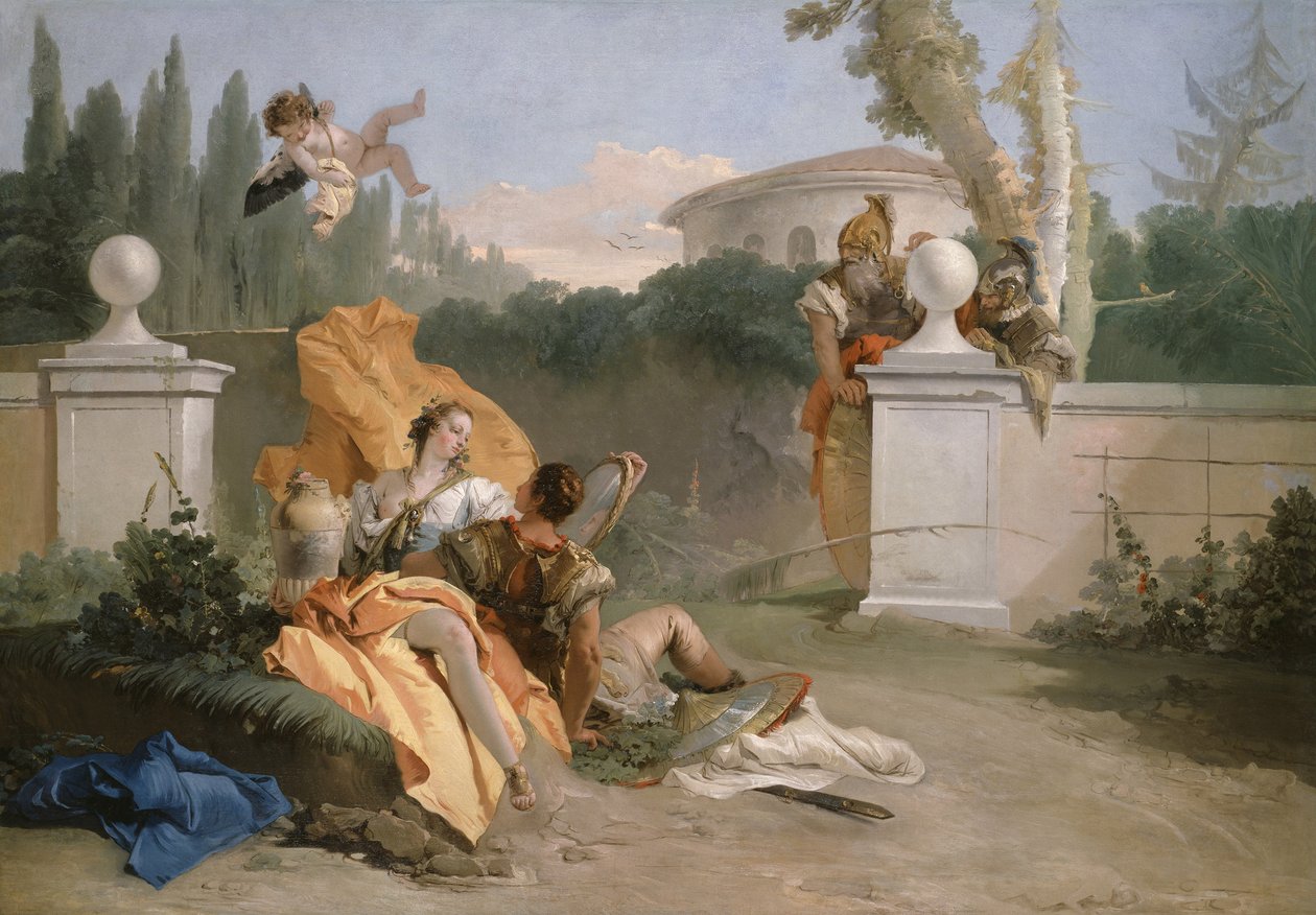 رينالدو وأرميدا في حديقتها ، 1742-1745 بواسطة جيوفاني باتيستا تيبولو