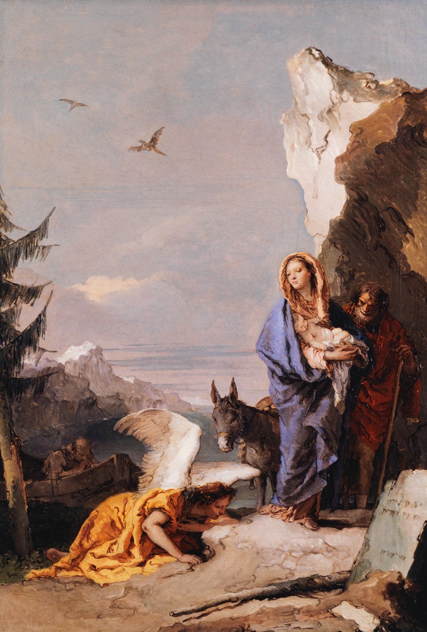 الرحلة إلى مصر ، كاليفورنيا. 1767-70. بواسطة جيوفاني باتيستا تيبولو
