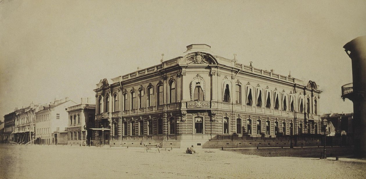 قصر ستروغانوف في سانت بطرسبرغ ، 1860 بواسطة جيوفاني بيانكي