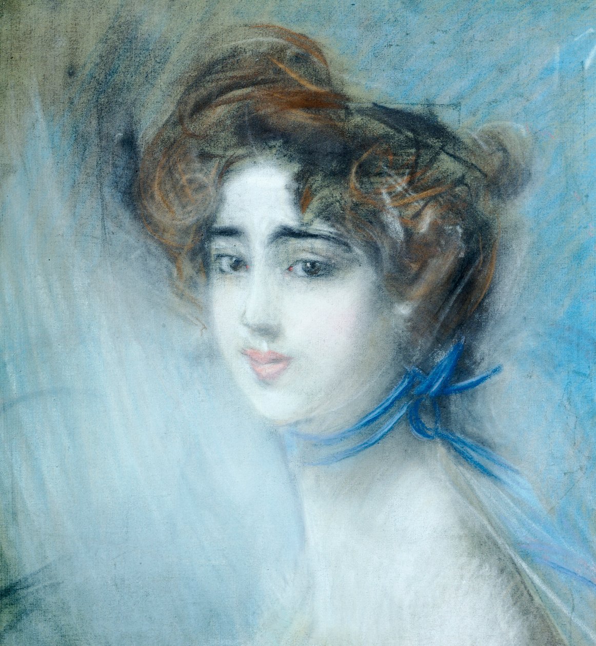 Female portrait, by Giovanni Boldini (1842-1931) بواسطة جيوفاني بولديني