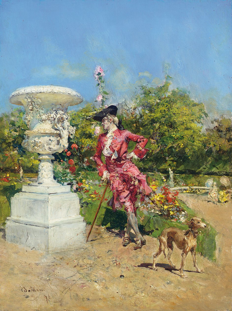 Il Marchesino في فرساي ، 1876 بواسطة جيوفاني بولديني
