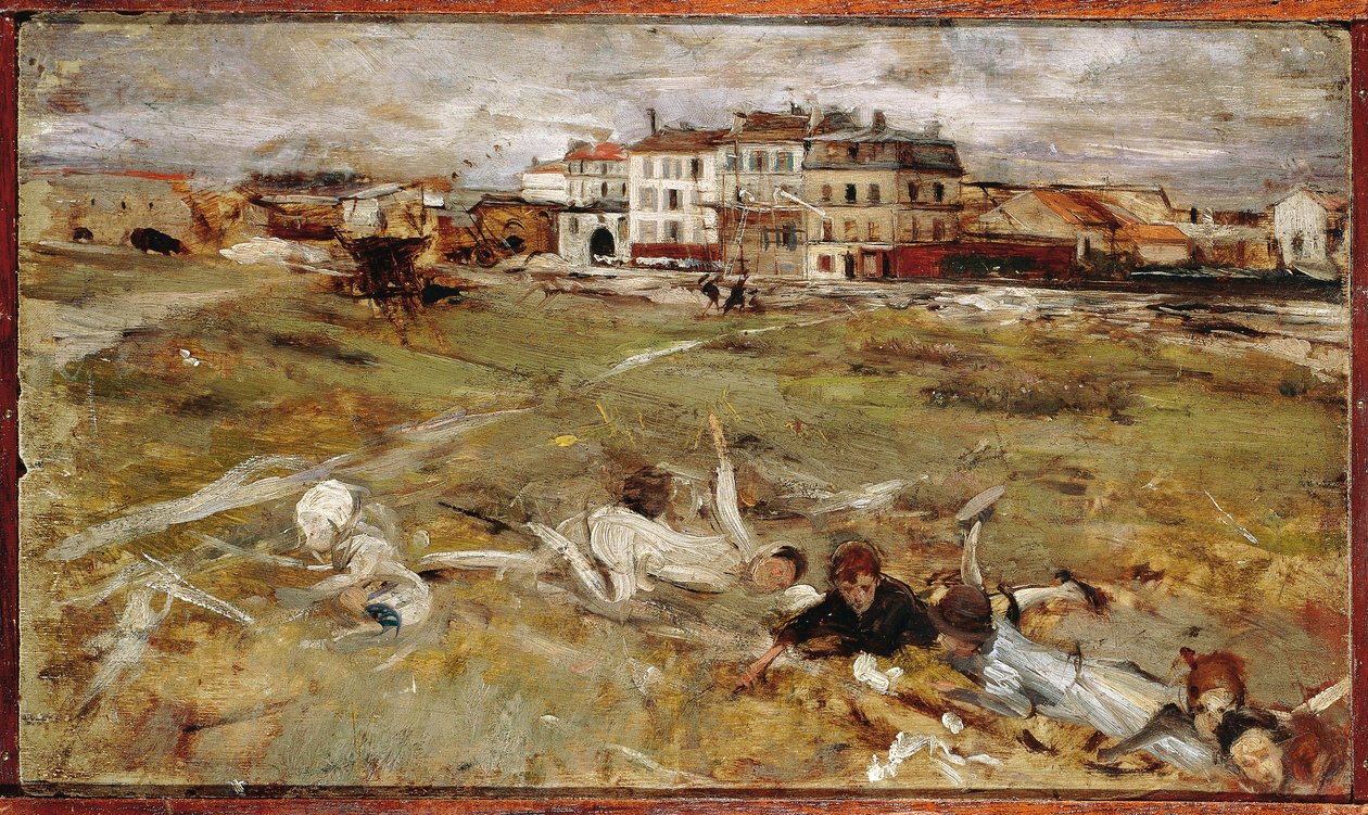 Italy, Paris Suburb (oil on canvas) بواسطة جيوفاني بولديني