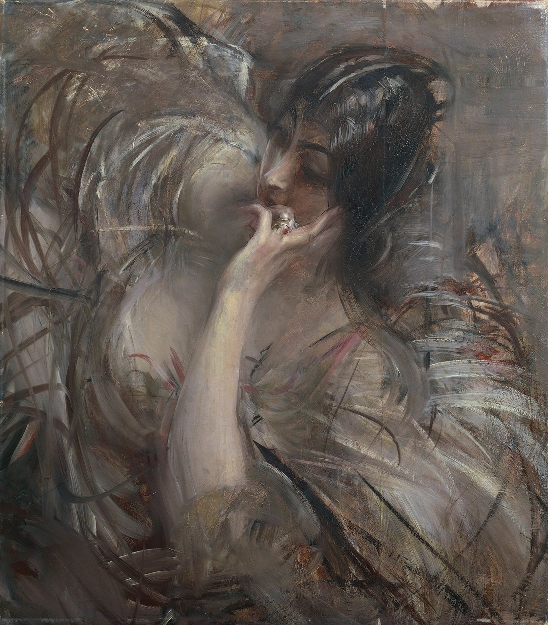 Italy, Portrait of Madame De Joss بواسطة جيوفاني بولديني