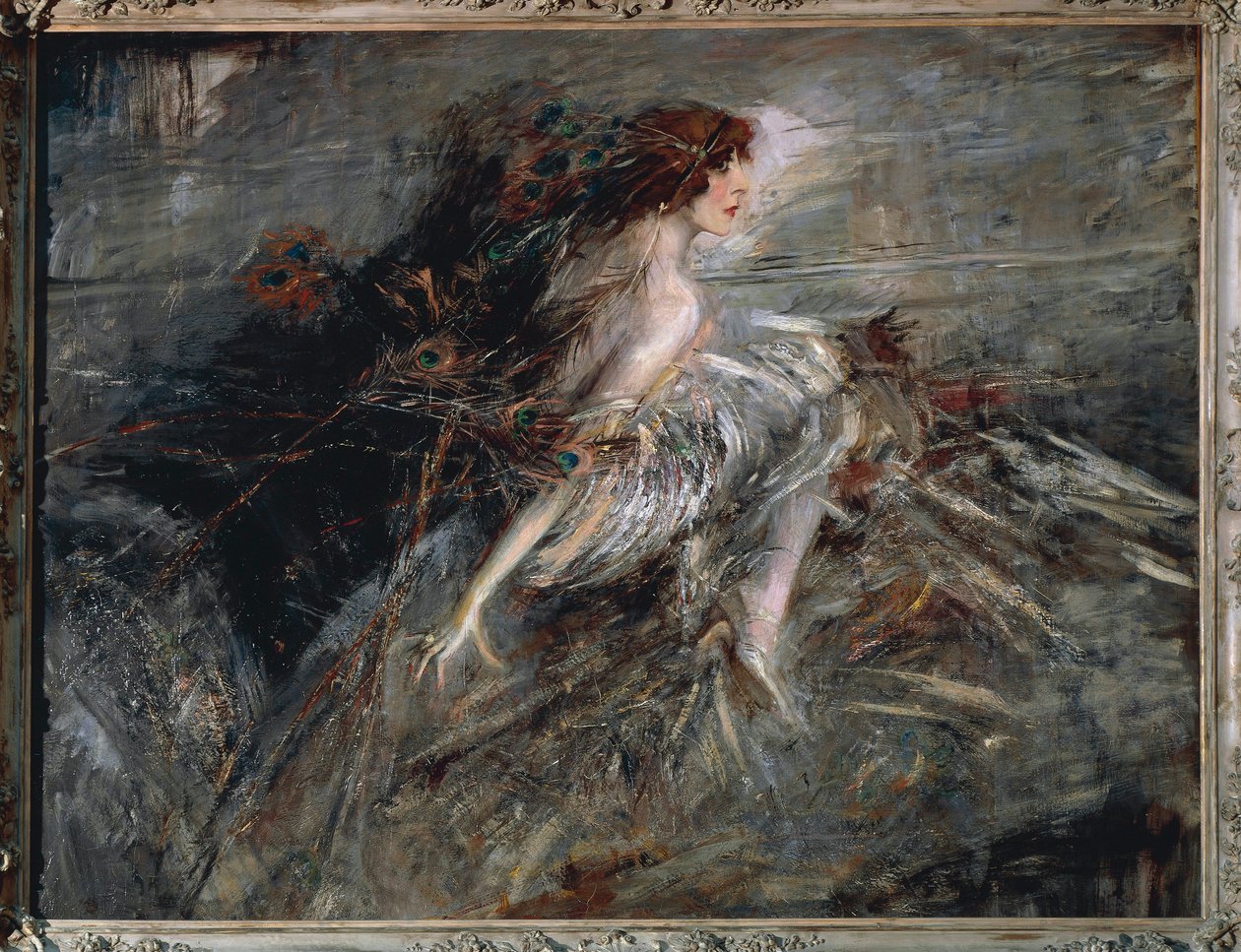 Italy, Rome, Portrait of Marchesa Luisa Casati بواسطة جيوفاني بولديني