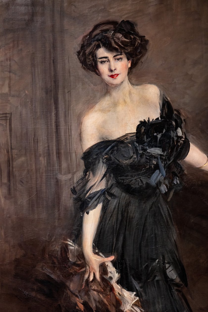 Mademoiselle de Nemidofft ، التفاصيل بواسطة جيوفاني بولديني