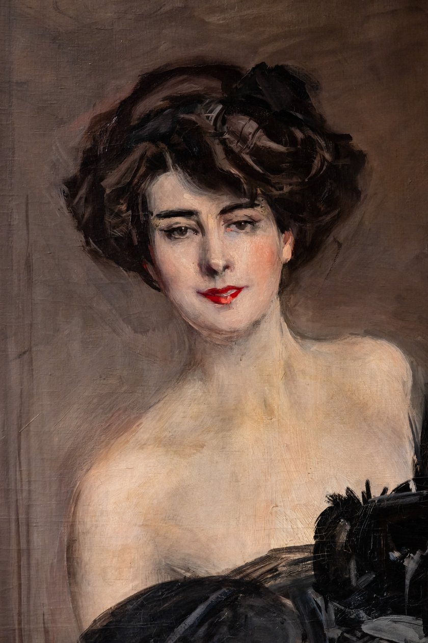Mademoiselle de Nemidofft ، التفاصيل بواسطة جيوفاني بولديني