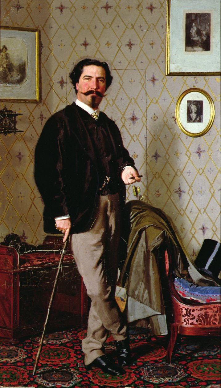 صورة كريستيانو بانتي (1824-1904) (زيت على قماش) بواسطة جيوفاني بولديني